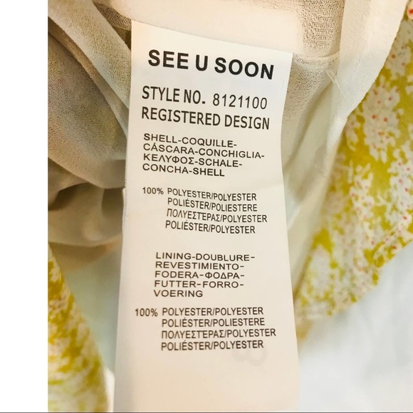 NWOT Anthropologie SEE U SOON pleated floral dress - Picture 11 of 11